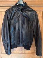 Lederen heren jas, Kleding | Heren, Ophalen of Verzenden, Zo goed als nieuw, Maat 52/54 (L), Bruin