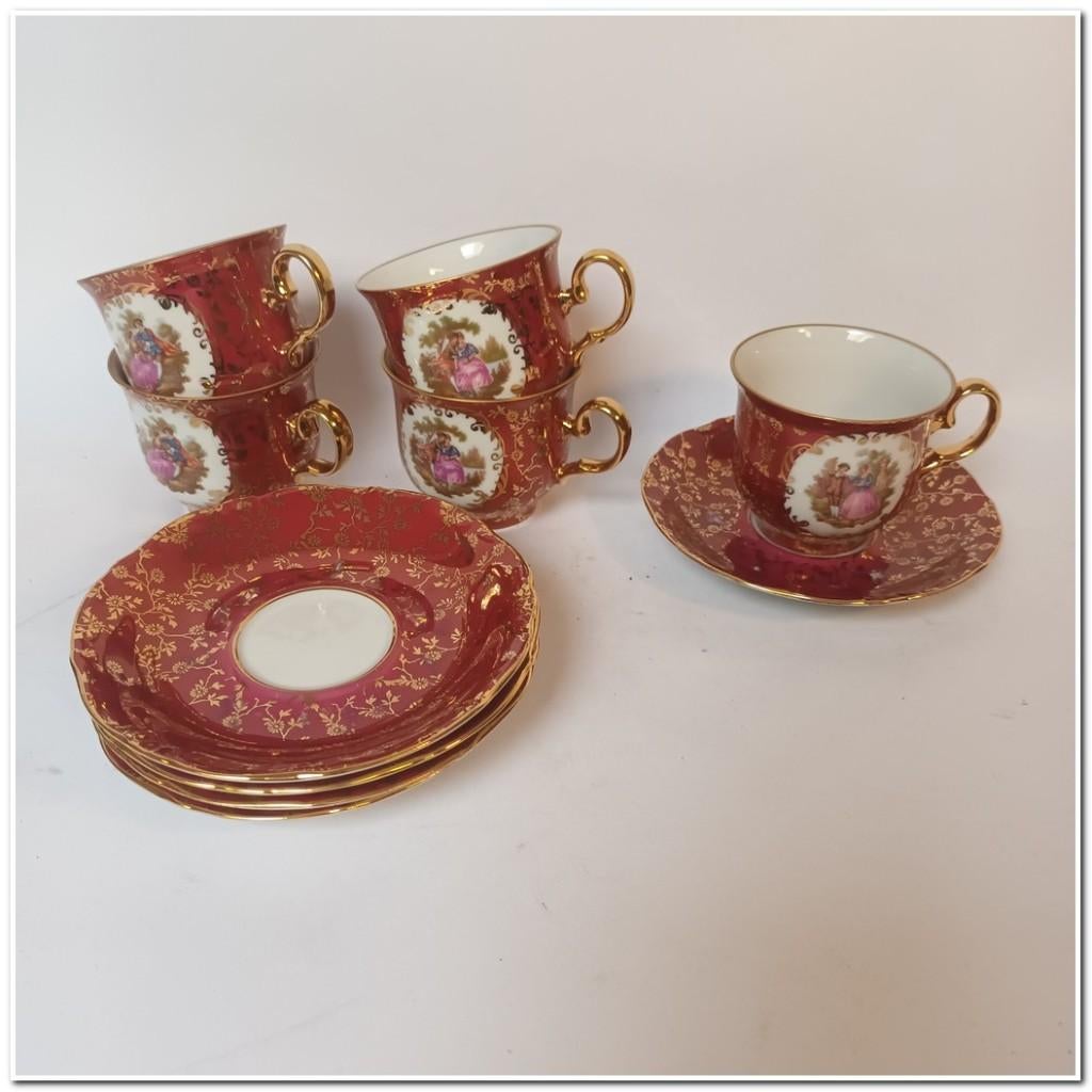 24karat gold Bavaria servies, Ophalen