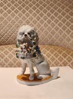 Porselein: Hond met Mandje Biggetjes, Ophalen