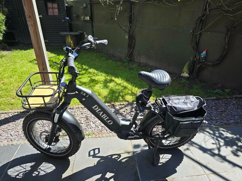 Fat bike diablo XR2 mat zwart, Ophalen, Zo goed als nieuw