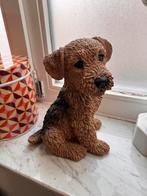 Airedale terrier puppy beeldje 25 cm, Collections, Enlèvement, Utilisé