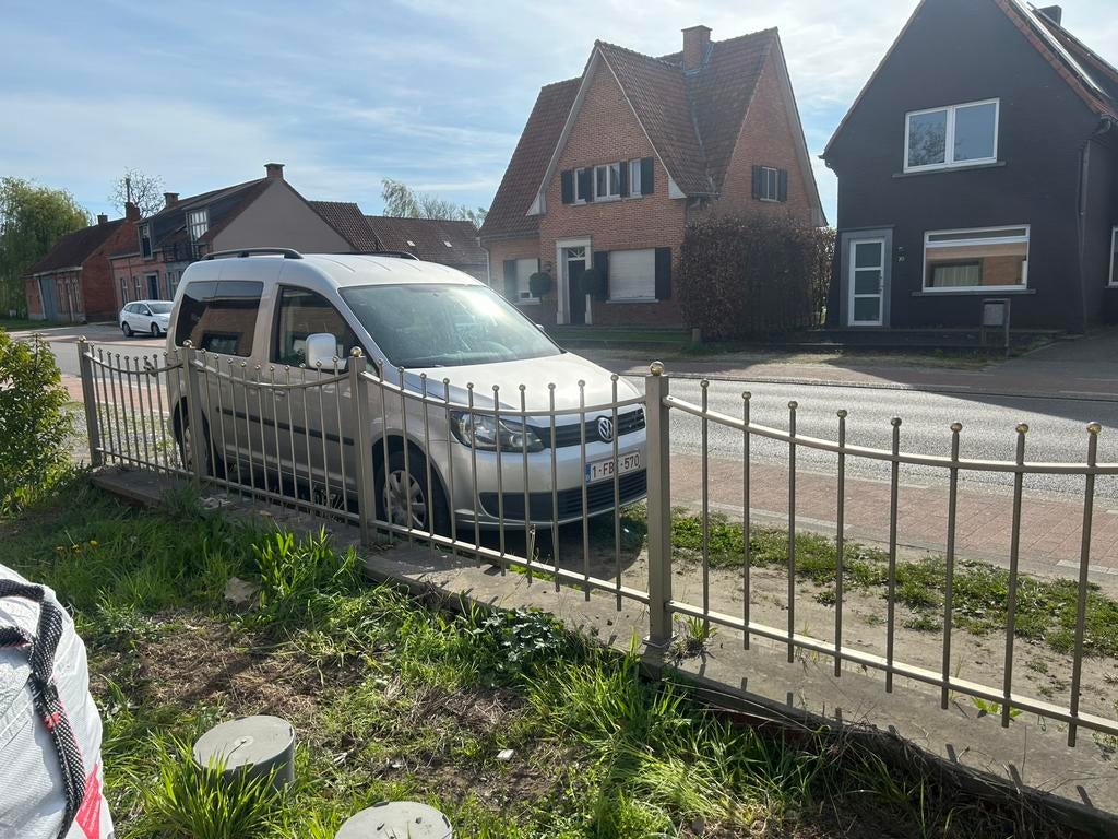 Aluminium hekwerk 4x1m80, Tuin en Terras, Tuinhekken en Hekwerk, Ophalen, Gebruikt, Aluminium, Sierhekwerk