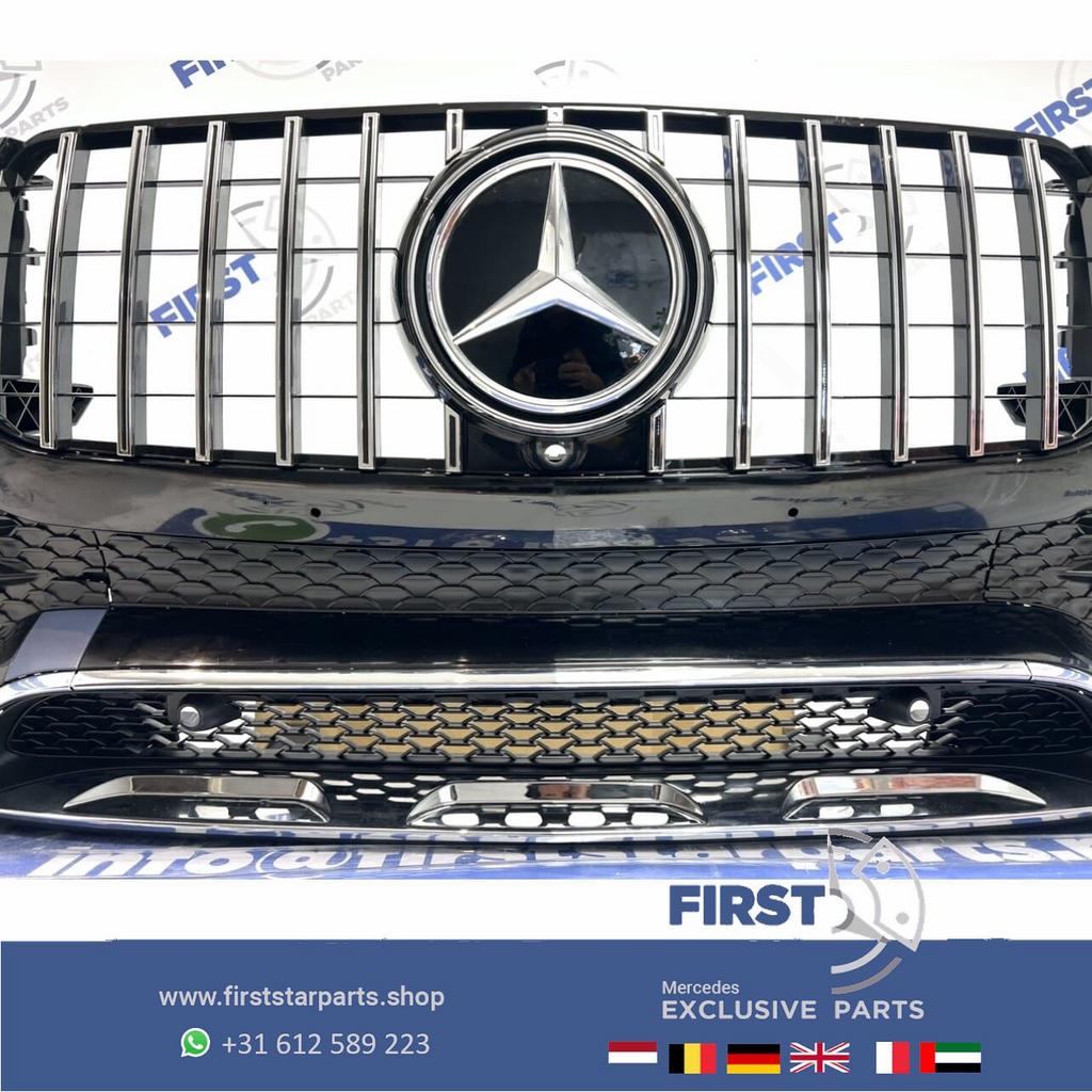 2023 (W167) V167 C167 GLE EQ AMG GT VOORBUMPER ZWART COMPLEE, Gebruikt, -, Voor, Ophalen of Verzenden