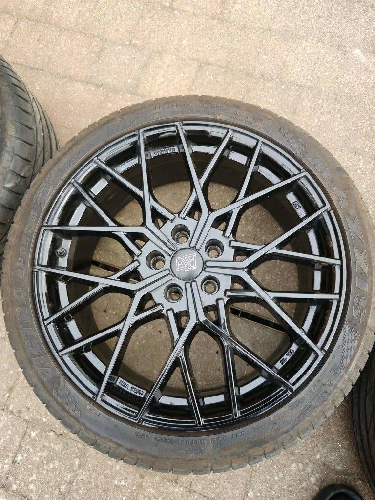 MSW 74 19 inch 5x108 met TPM, Auto-onderdelen, 235 mm, Band(en), Personenwagen, Zomerbanden