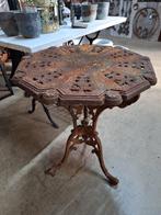 metalen bijzettafel salontafel, Huis en Inrichting, Ophalen of Verzenden, Nieuw, Rond, Metaal of Aluminium