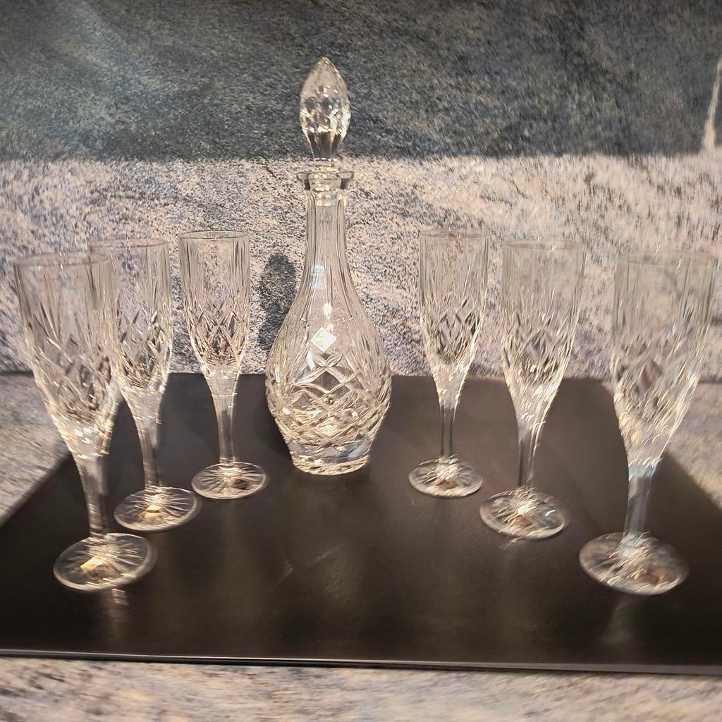 Bohemia kristal karaf, Antiek en Kunst, Ophalen of Verzenden