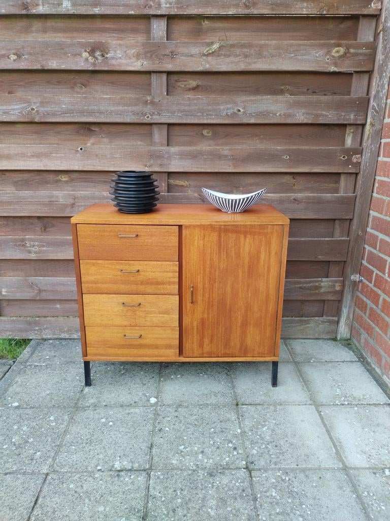 Vintage ladekast, Huis en Inrichting, Kasten | Buffetkasten, Teakhout, Ophalen