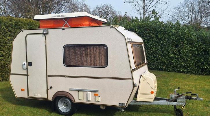 Eura mini caravan 600kg, Caravanes & Camping, Caravanes Accessoires, Enlèvement