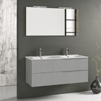 meuble salle de bain - évier/lavabo double vasque neuf, Enlèvement, Neuf, 100 à 150 cm, Meuble lavabo