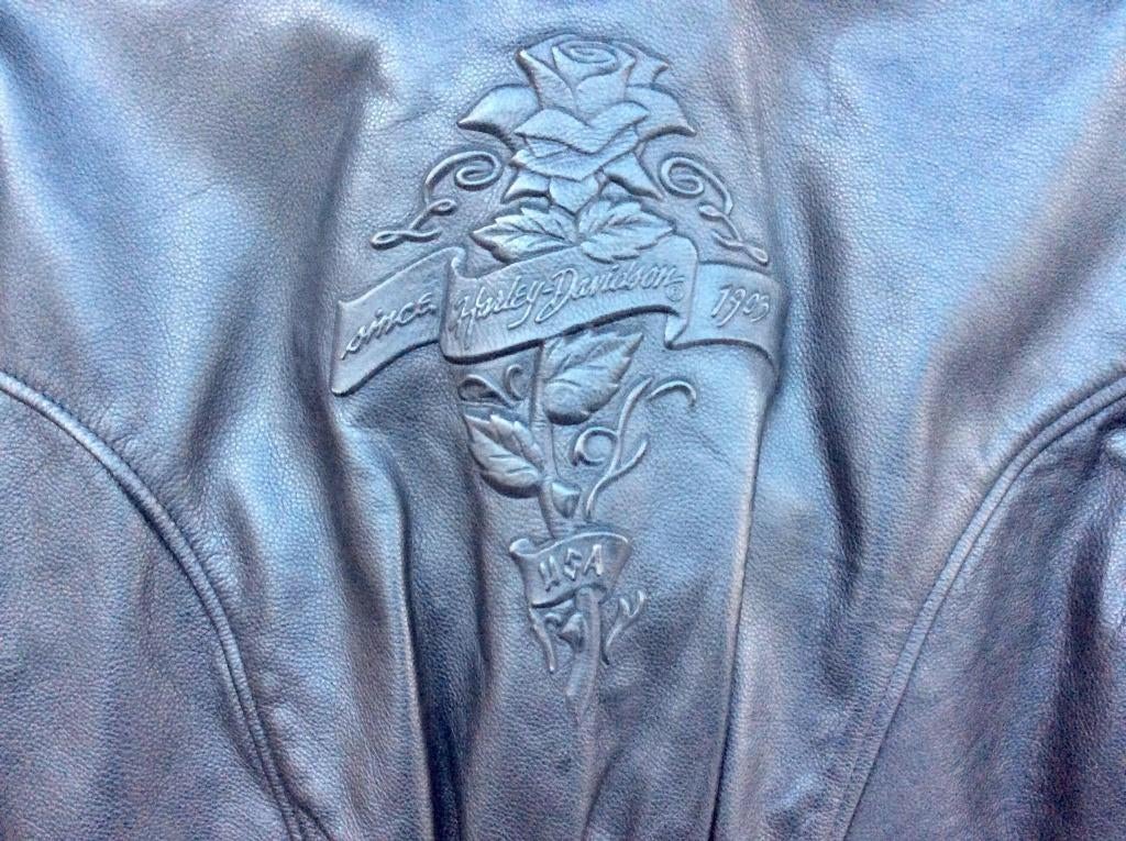 Harley Davidson damesjas leder maat M, Motoren, Kleding | Motorkleding, Ophalen of Verzenden, Dames
