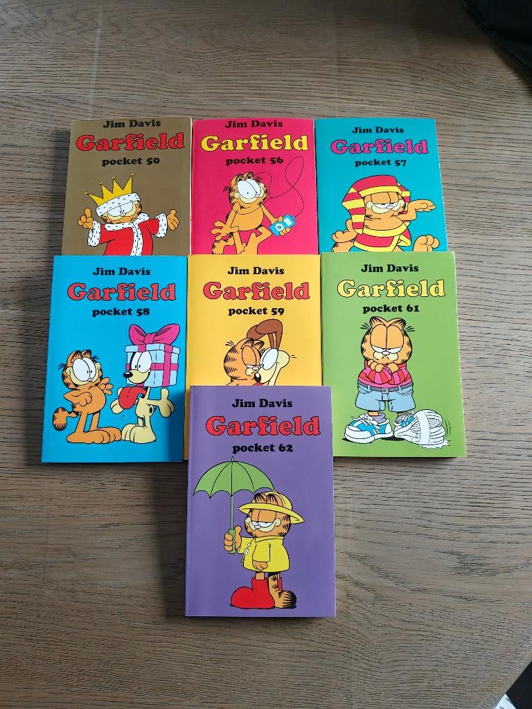 Pakket Garfield Pockets Jim Davis, Boeken, Meerdere stripboeken, Ophalen of Verzenden, Zo goed als nieuw, Jim Davis