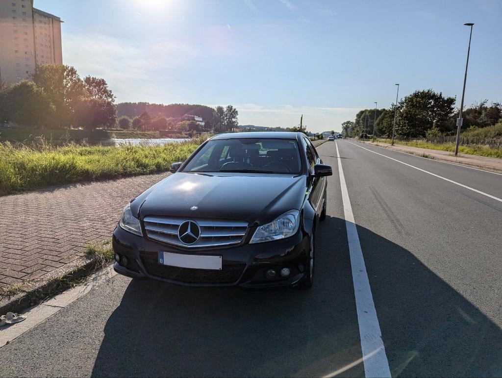 Mercedes C180 CDI automaat 7gtronic 12/12, Auto's, Automaat, Achterwielaandrijving, Zwart, Zwart