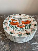 8 zeldzame platte borden Ittala -> thema Korento, Ophalen, Zo goed als nieuw, Porselein, Bord(en)