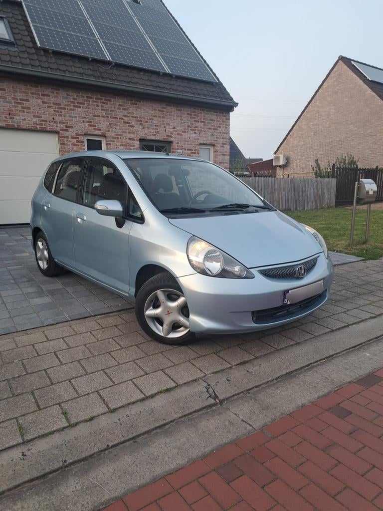 Honda Jazz 1.4 benzine, toegelaten in alle LEZ, gekeurd v.v, Auto's, Honda, Stof, Blauw, Bedrijf, Euro 4