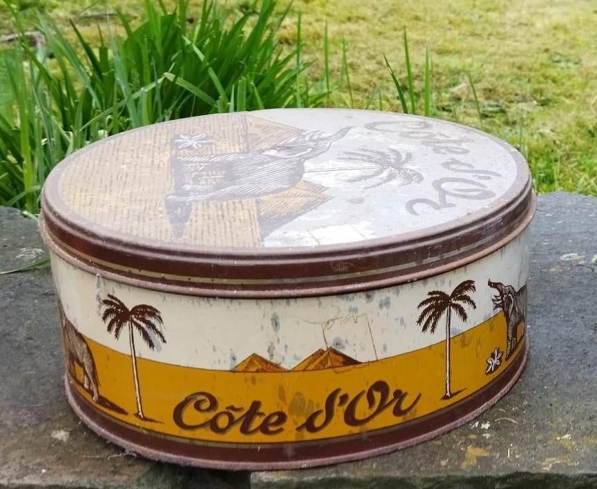 Lot  4 Boîtes Métalliques JHORNES, KUNSTHONING,  KATHY,CT OR, Verzamelen, Blikken, Ophalen