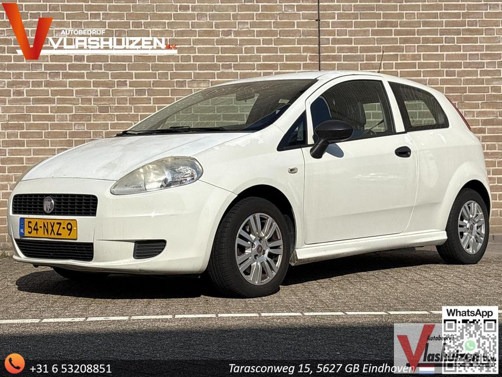 Fiat Grande Punto 1.3 M-Jet Actual | APK 02-2027 | beetje bl, Auto's, Fiat, Zwart, Grande Punto, Wit, Bedrijf