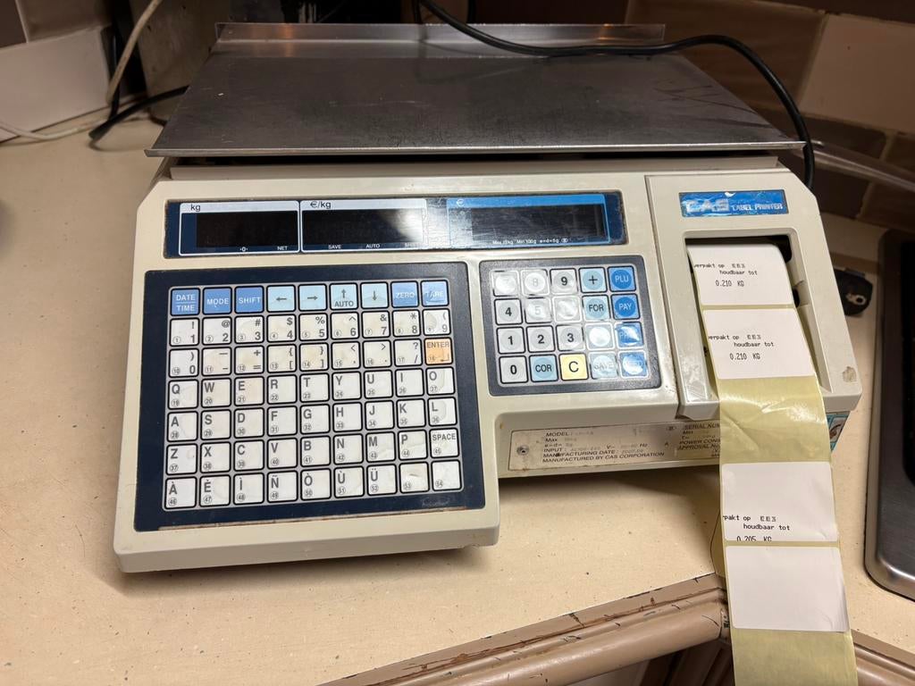 Horeca weegschaal, Ophalen, Zo goed als nieuw