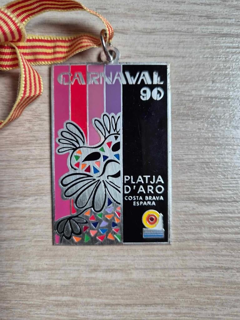 Carnaval medaille Spanje 1990, Ophalen of Verzenden
