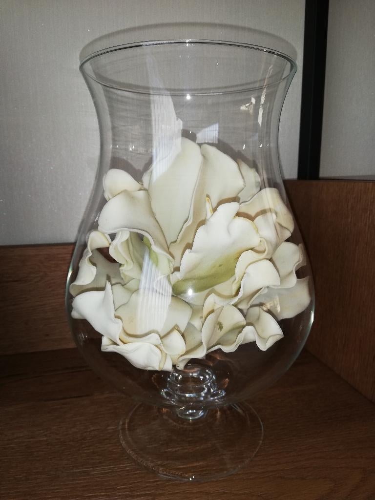 Mooie vaas, Overige kleuren, Ophalen of Verzenden, Minder dan 50 cm, Glas