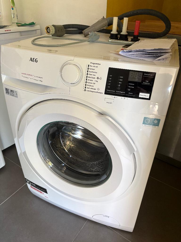 Wasmachine - AEG LF628600 - 8kg - 1600 toeren, Elektronische apparatuur, Ophalen, 8 tot 10 kg, Voorlader, Energieklasse A of zuiniger