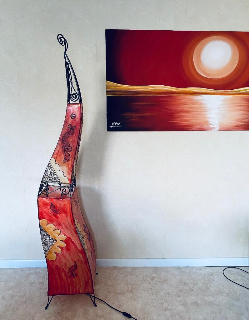 Lampe marocaine, Maison & Meubles, Lampes | Lampadaires, Comme neuf, 150 à 200 cm, Métal, Enlèvement