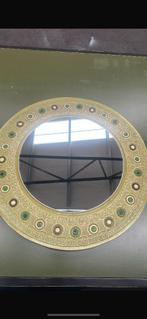 Vintage spiegel, Huis en Inrichting, Woonaccessoires | Spiegels, Ophalen, Rond, Zo goed als nieuw, Minder dan 100 cm