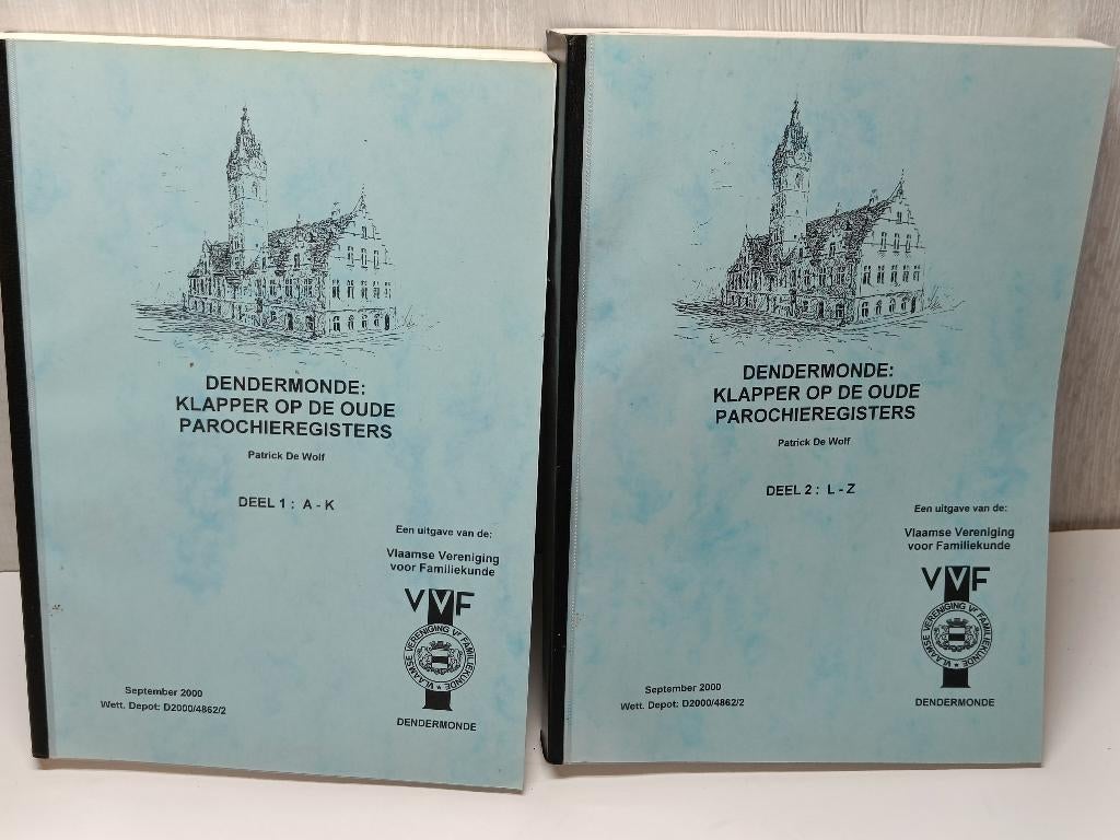 Dendermonde klapper op de oude parochieregisters De Wolf, Ophalen of Verzenden, Gelezen
