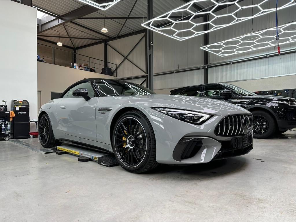 Mercedes Benz SL 63 4Matic+, nieuwstaat, 8947 KM, Autos, Cuir, Argent ou Gris, Achat, 430 kW