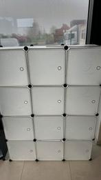 Rek in plastiek met deurtjes, Huis en Inrichting, Ophalen, Zo goed als nieuw