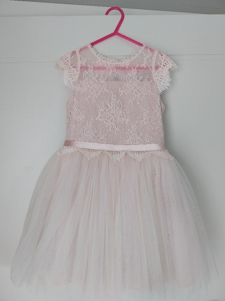 Communiekleedje 7 jaar Linea Raffaelli, Enfants & Bébés, Vêtements enfant | Taille 128, Enlèvement, Utilisé, Fille, Robe ou Jupe