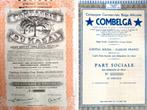 2X Belgisch Congo 1952 & 1955, Ophalen of Verzenden, 1950 tot 1970, Aandeel