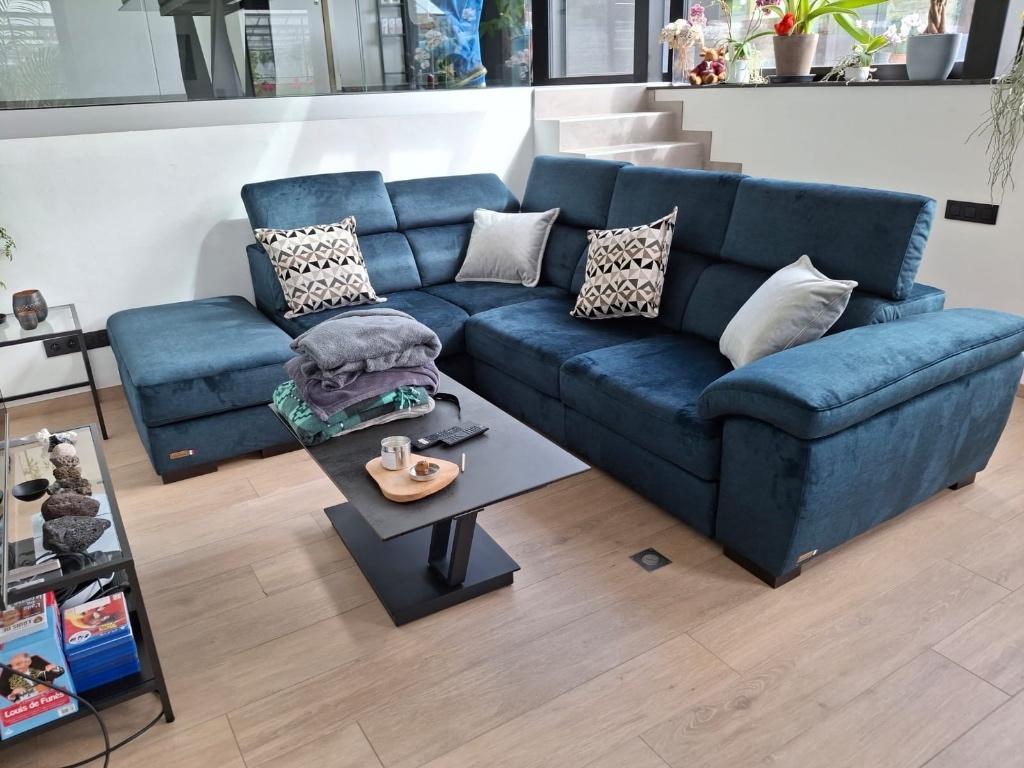 Salon d’angle, Huis en Inrichting, Zetels | Complete zithoeken, Nieuw, Stof, Ophalen