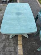Tuintafel met 6 stoelen, Ophalen, Zo goed als nieuw