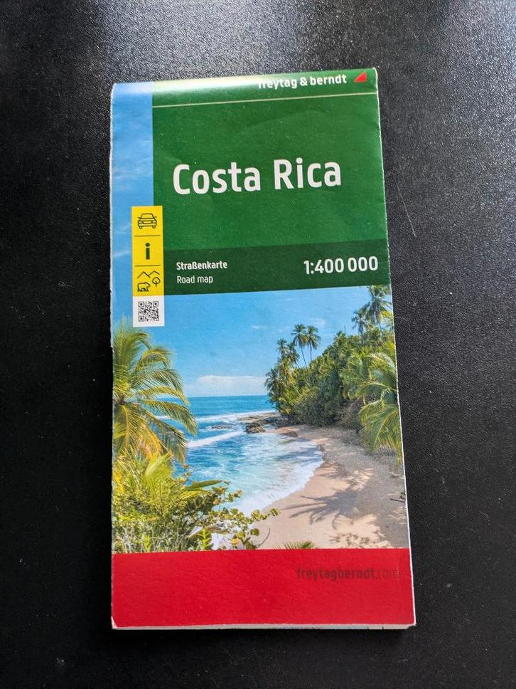 wegenkaart voor Costa Rica, Boeken, Reisgidsen, Zo goed als nieuw, Overige typen, Midden-Amerika, Overige merken, Ophalen