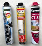 PUR isolatieschuim, spuitbussen Polyurethaan pistoolschuim, Minder dan 4 cm, Dakisolatie, Nieuw, Ophalen of Verzenden