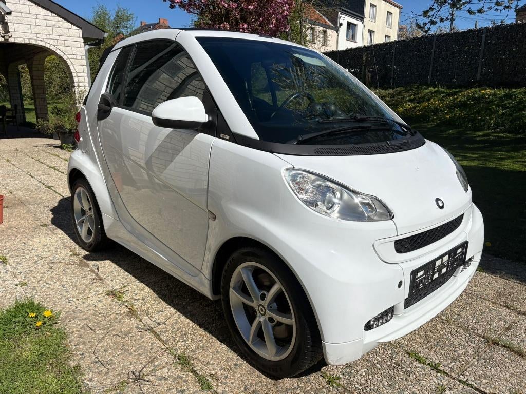 Smart frotwo cabriolet 0,8cdi EURO 5, Auto's, Euro 5, Stof, Zwart, Cabriolet