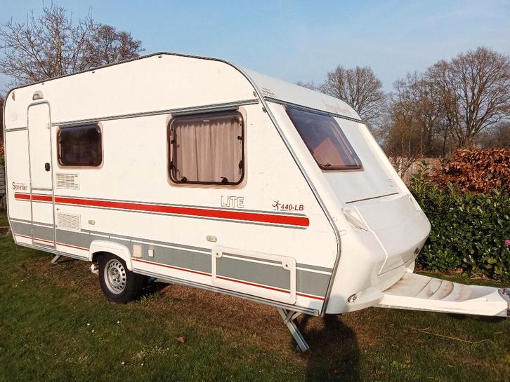 Beyerland Sprinter 440 LB, Caravanes & Camping, Caravanes, Particulier, jusqu'à 4, 1000 - 1250 kg, Siège de train, Beyerland, Grand lit