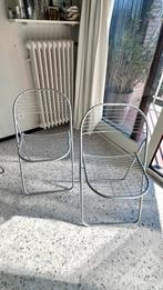 2 vintage Niels Gammelgaard Aland draad / klapstoelen, Huis en Inrichting, Ophalen, Zo goed als nieuw