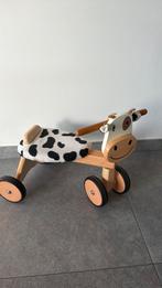 Houten driewieler koe-tje, Ophalen, Zo goed als nieuw