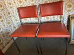 2 retrostoelen retro, Huis en Inrichting, Stoelen, Ophalen, Zo goed als nieuw
