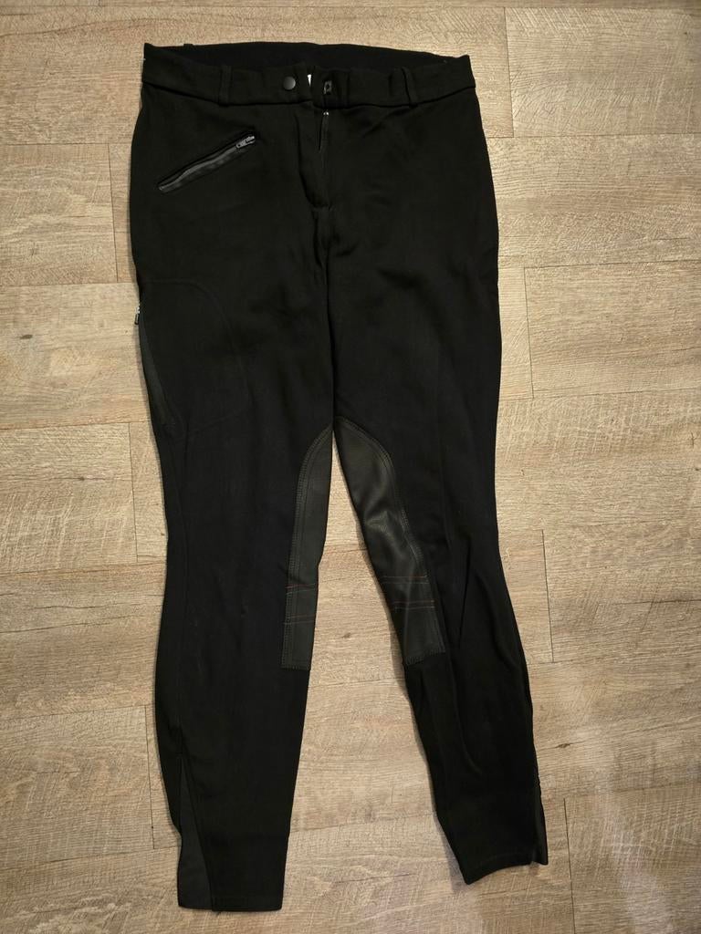 Pantalon d'équitation Fouganza M noir super état, Kleding | Dames, Broeken en Pantalons, Ophalen of Verzenden, Zwart