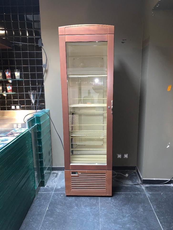 ENOFRIGO massief houten wijnkelder, Elektronische apparatuur, Koelkasten en IJskasten, Gebruikt, Zonder vriesvak, 160 cm of meer