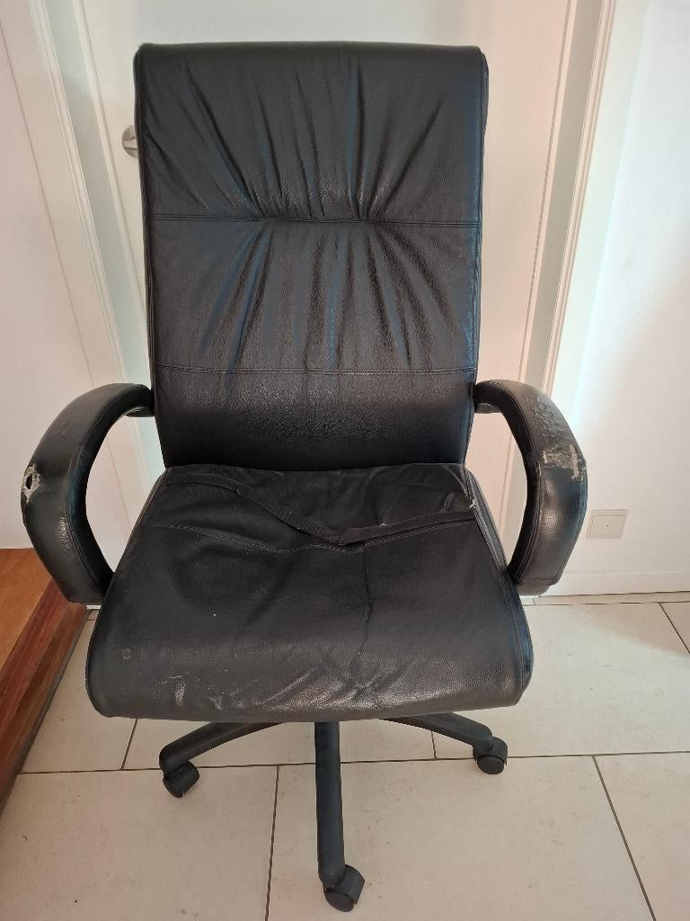 Bureaustoel Topstar, Huis en Inrichting, Bureaustoelen, Ophalen, Gebruikt, Zwart, Bureaustoel