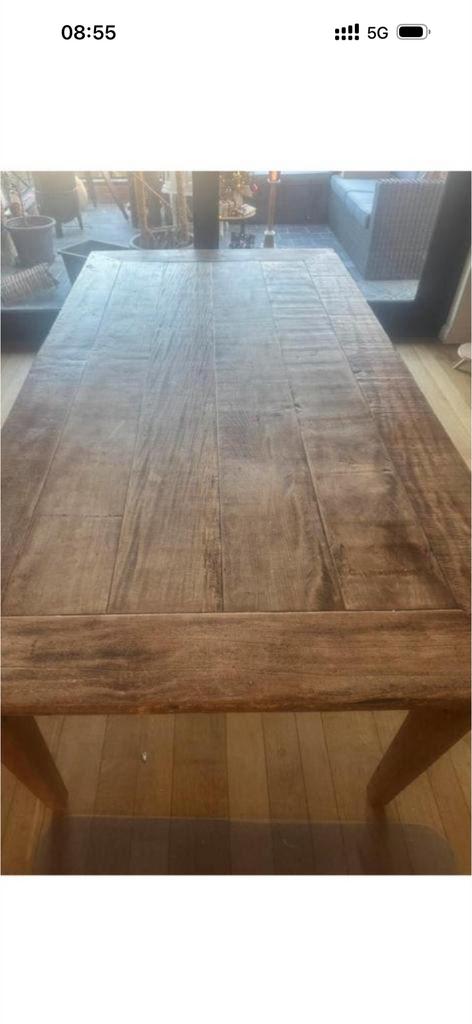 Eiken eetkamer tafel, Huis en Inrichting, Ophalen, Zo goed als nieuw