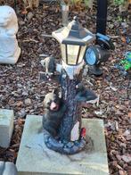 Lampe solaire en forme d'ours noir., Jardin & Terrasse, Enlèvement, Comme neuf, Animal