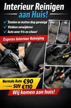 Auto interieur diep reinigen aan huis – | €90 / €110 SUV, Geurverwijdering