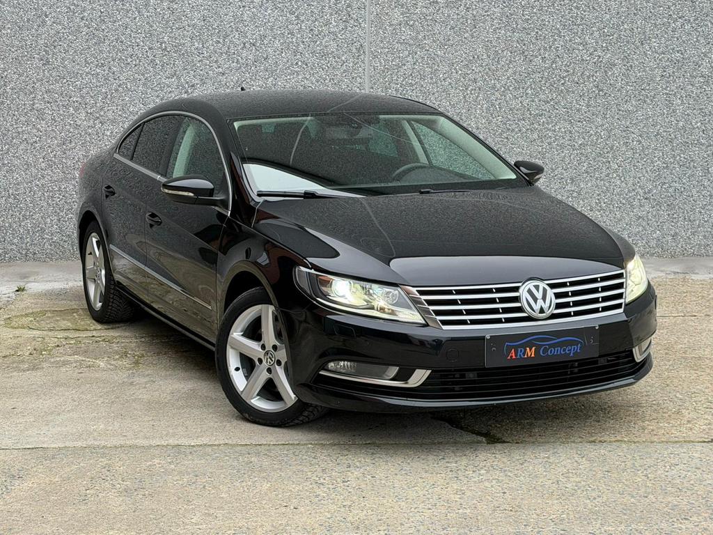 Volkwagen Passat CC 1.4 TSI essence 2013 Xenon/Led/GARANTIE, Auto's, Euro 5, Zwart, Bedrijf, Berline
