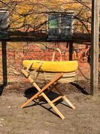 Gele Mozes Mand op Houten Standaard, Kinderen en Baby's, Ophalen, Gebruikt, Wieg