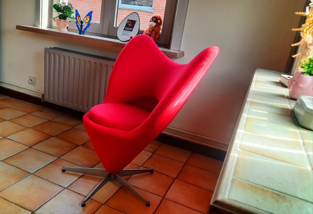 Design Heart Cone Chair, Verner Panton (stoel / fauteuil), Ophalen
