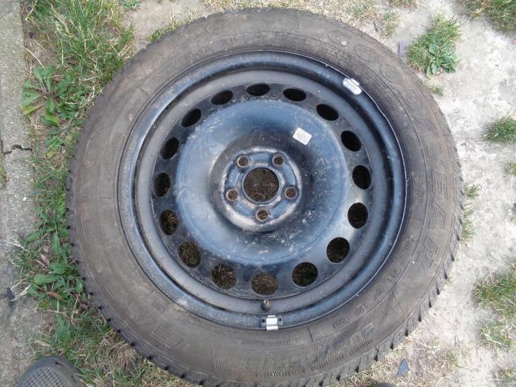 reservewiel 5x112 16inch band 205/55/16 naaf 57.1, Auto-onderdelen, Banden en Velgen, Banden en Velgen, Winterbanden, 16 inch